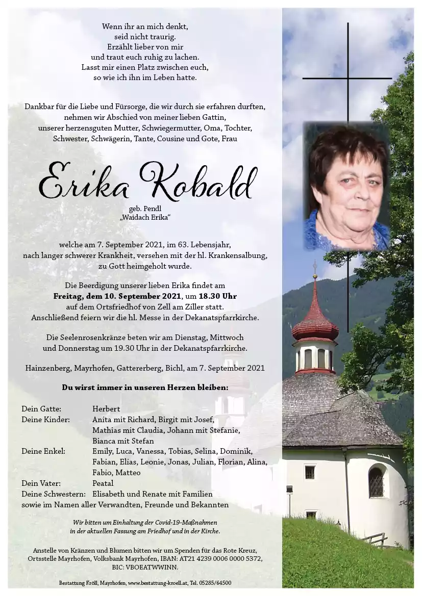Parte von Erika Kobald